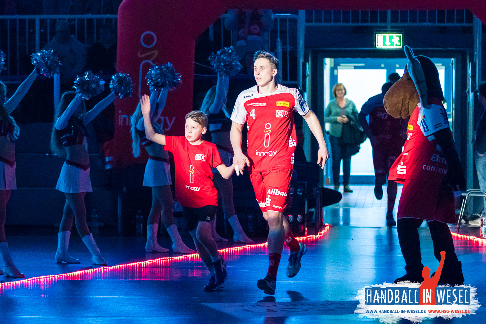 HSG Wesel E-Jugend / Einlaufkids TUSEM Essen 2017